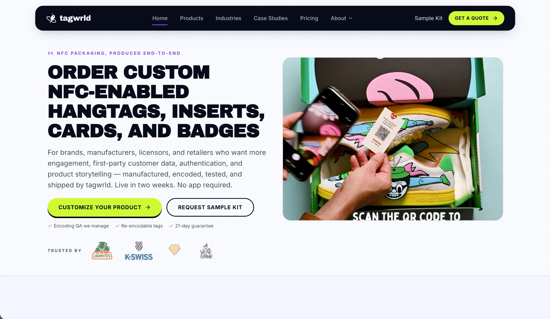 tagwrld website preview